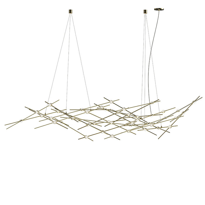 Sonneman 2158.38C LED Lantern, Satin Brass