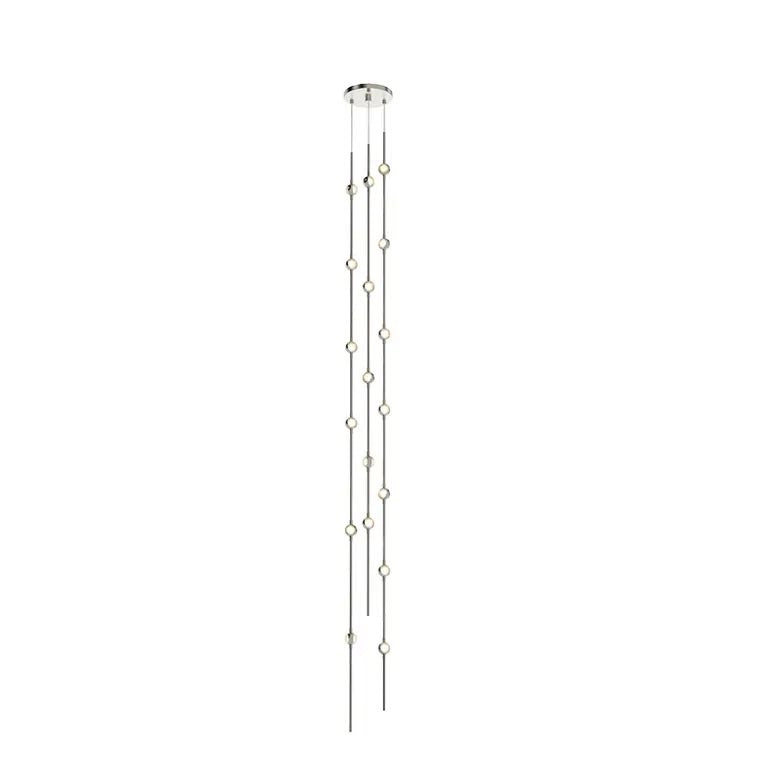 Sonneman 2161.13C-T-27 LED Pendant, Satin Nickel