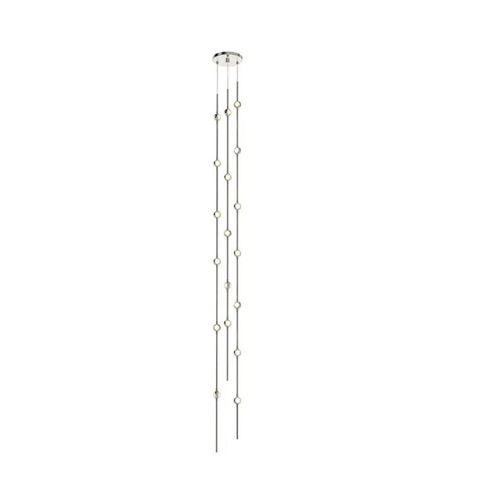 Sonneman 2161.13C-T-27 LED Pendant, Satin Nickel