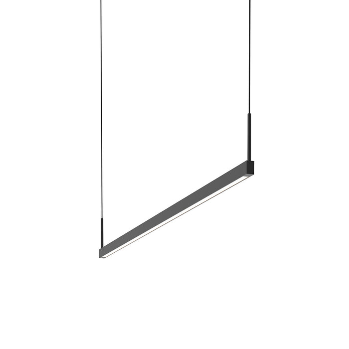 Sonneman 2818.25-4-27 LED Pendant, Satin Black