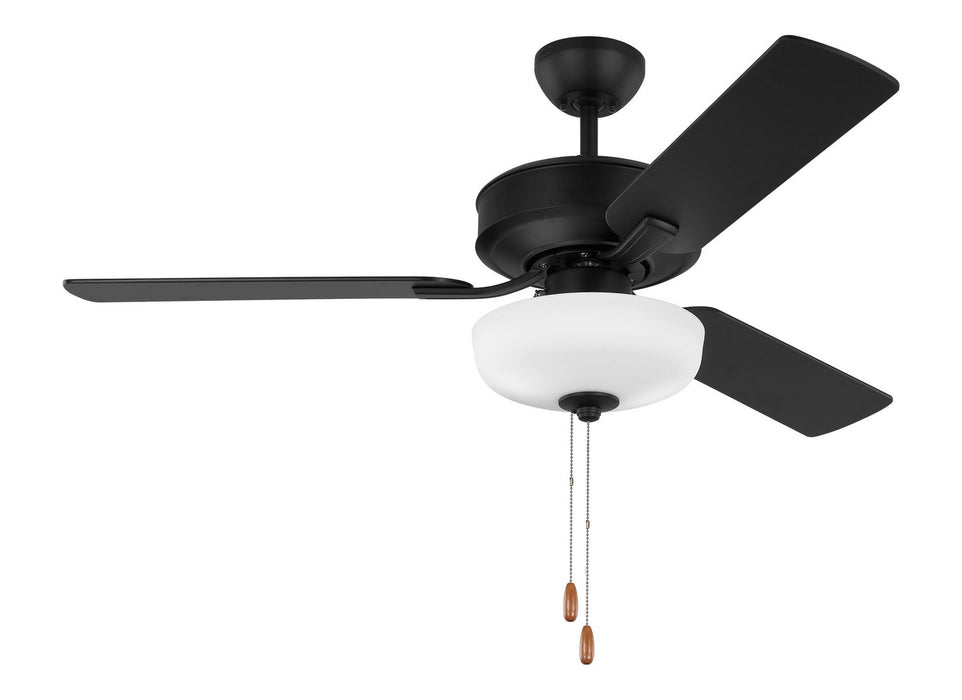 Generation Lighting 3LD48MBKD 48" Ceiling Fan, Midnight Black