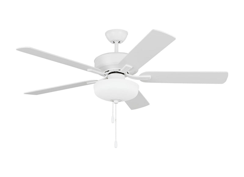 Generation Lighting 5LD52RZWD 52" Ceiling Fan, Matte White