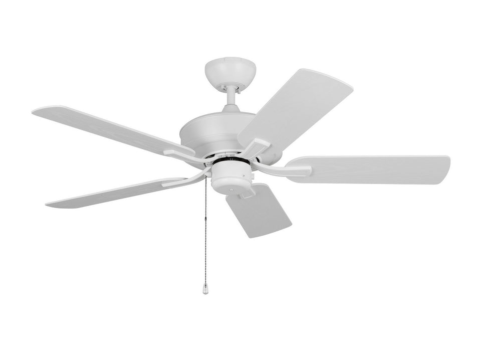 Generation Lighting 5LDO44RZW 44" Ceiling Fan, Matte White