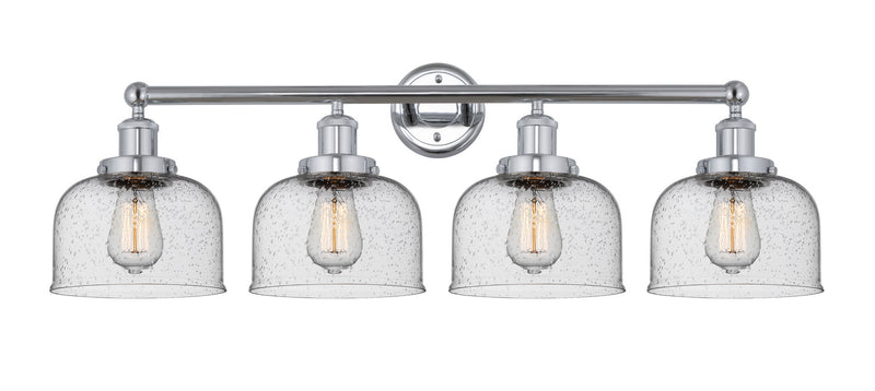 Innovations 616-4W-PC-G74 Four Light Bath Vanity, Polished Chrome