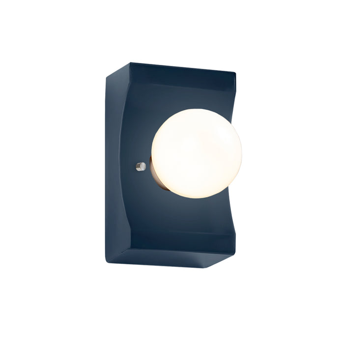 Justice Designs CER-3025-MID One Light Wall Sconce, Midnight Sky
