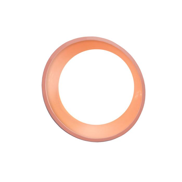 Justice Designs CER-3035-BSH One Light Wall Sconce, Gloss Blush