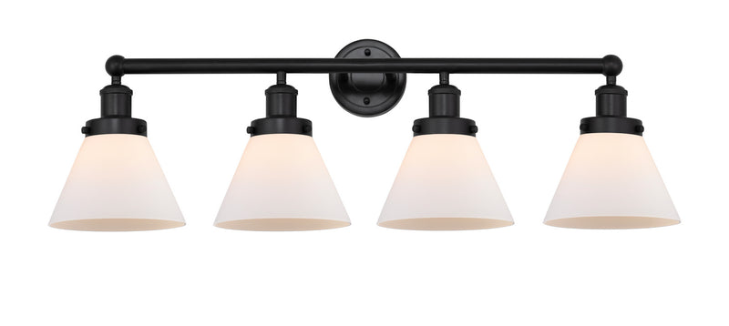 Innovations 616-4W-BK-G41 Four Light Bath Vanity, Matte Black