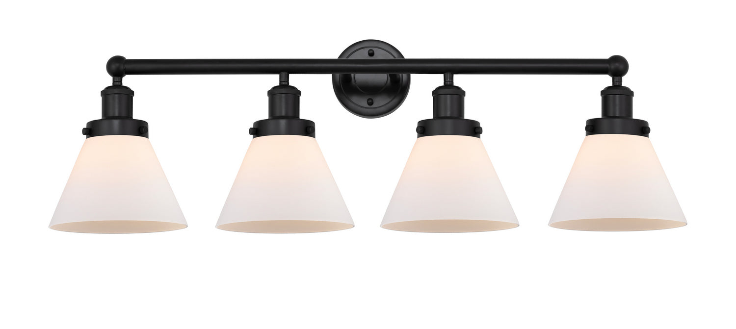 Innovations 616-4W-BK-G41 Four Light Bath Vanity, Matte Black