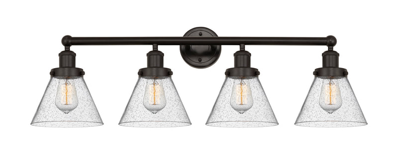 Innovations 616-4W-OB-G44 Four Light Bath Vanity, Oil Rubbed Bronze