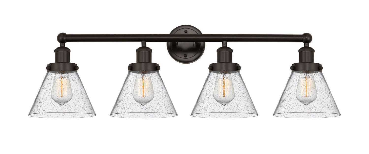 Innovations 616-4W-OB-G44 Four Light Bath Vanity, Oil Rubbed Bronze
