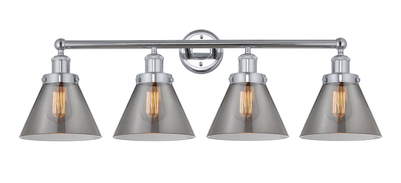 Innovations 616-4W-PC-G43 Four Light Bath Vanity, Polished Chrome
