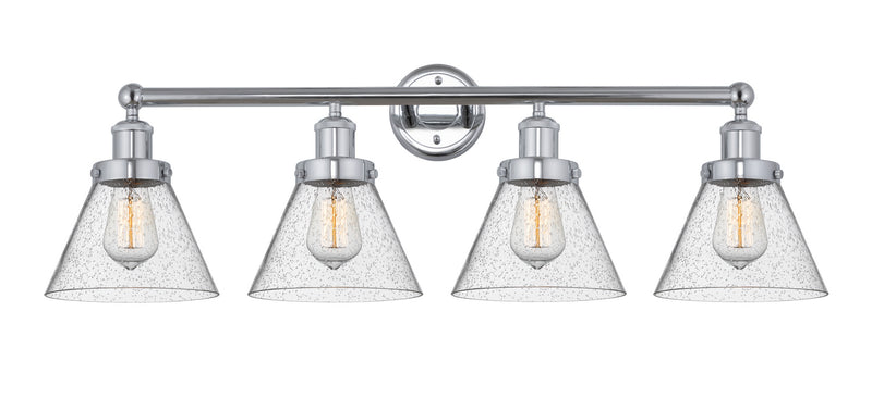 Innovations 616-4W-PC-G44 Four Light Bath Vanity, Polished Chrome