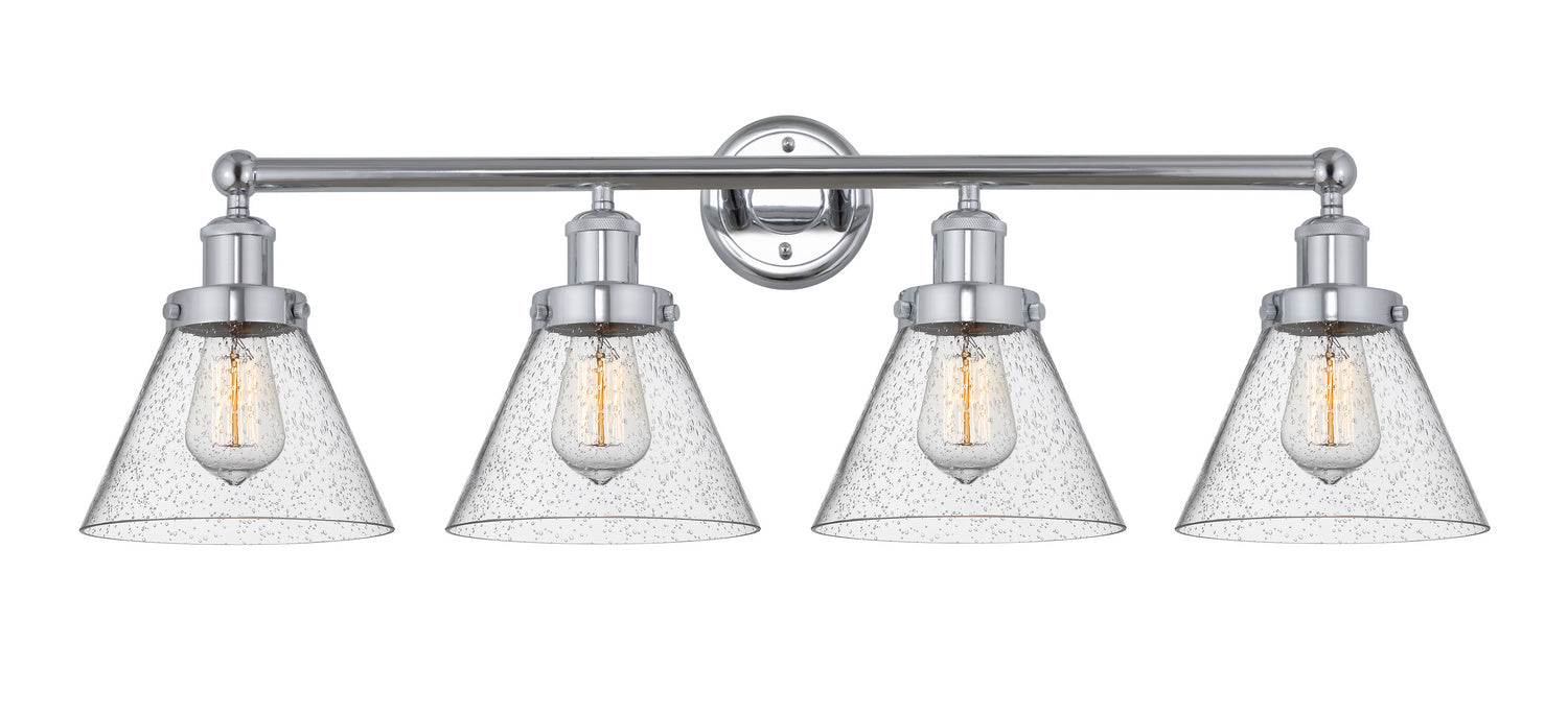 Innovations 616-4W-PC-G44 Four Light Bath Vanity, Polished Chrome