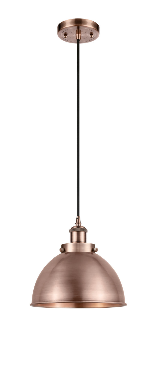Innovations 916-1P-AC-MFD-10-AC One Light Mini Pendant, Antique Copper