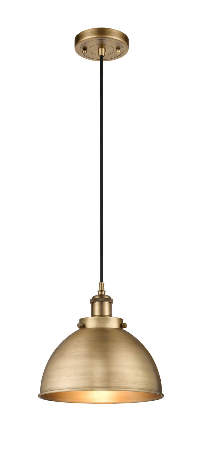 Innovations 916-1P-BB-MFD-10-BB One Light Mini Pendant, Brushed Brass