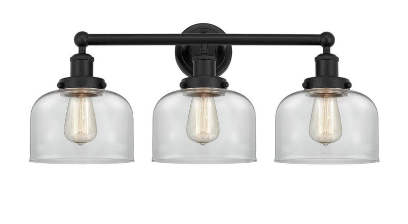 Innovations 616-3W-BK-G72 Three Light Bath Vanity, Matte Black