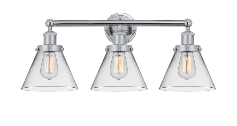 Innovations 616-3W-PC-G42 Three Light Bath Vanity, Polished Chrome
