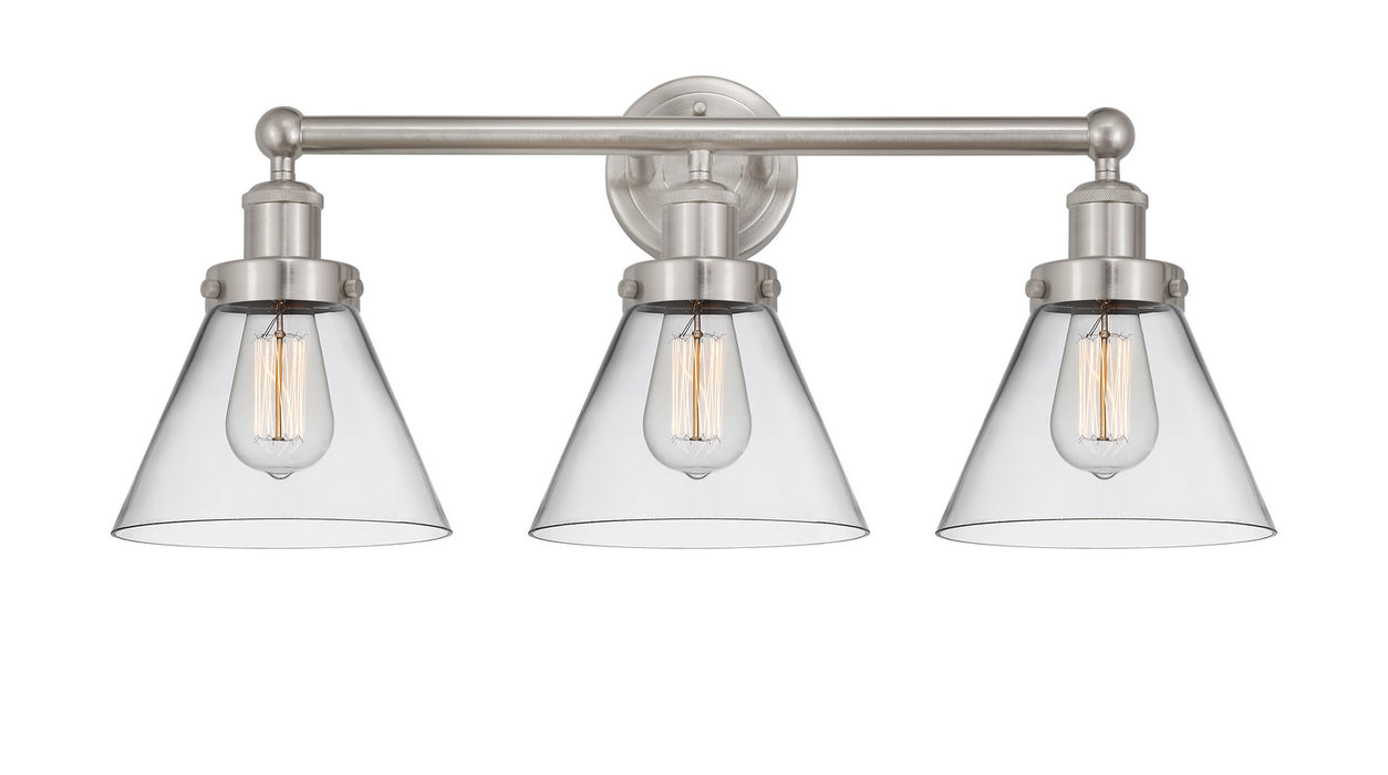 Innovations 616-3W-SN-G42 Three Light Bath Vanity, Brushed Satin Nickel