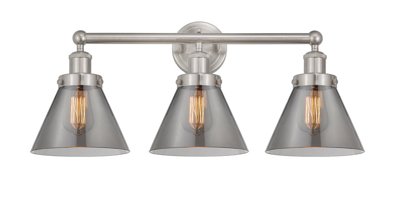 Innovations 616-3W-SN-G43 Three Light Bath Vanity, Brushed Satin Nickel
