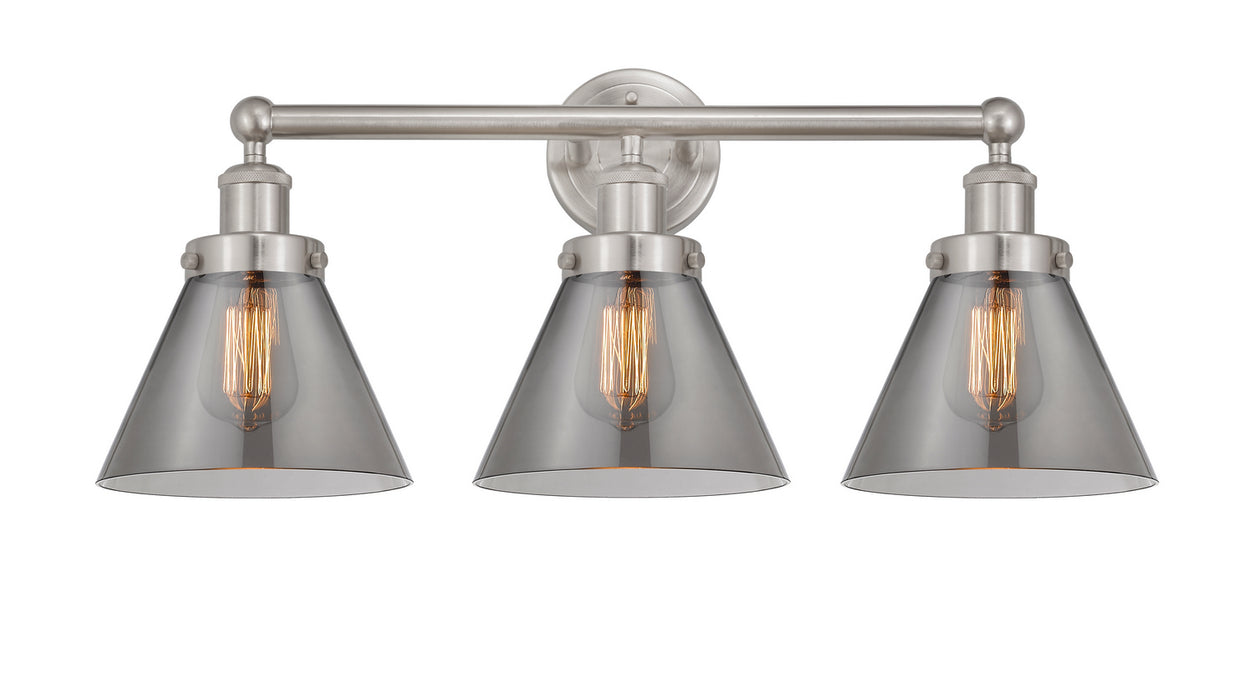 Innovations 616-3W-SN-G43 Three Light Bath Vanity, Brushed Satin Nickel