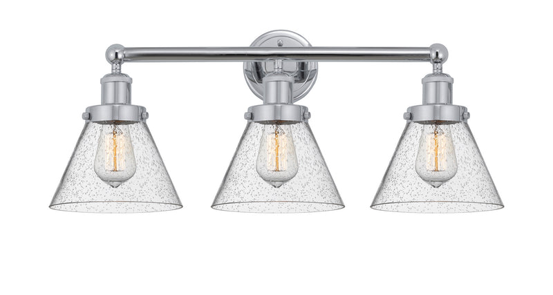 Innovations 616-3W-PC-G44 Three Light Bath Vanity, Polished Chrome