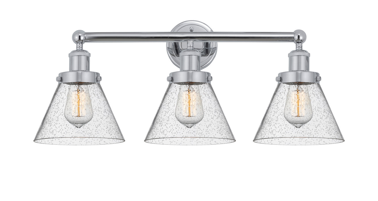 Innovations 616-3W-PC-G44 Three Light Bath Vanity, Polished Chrome
