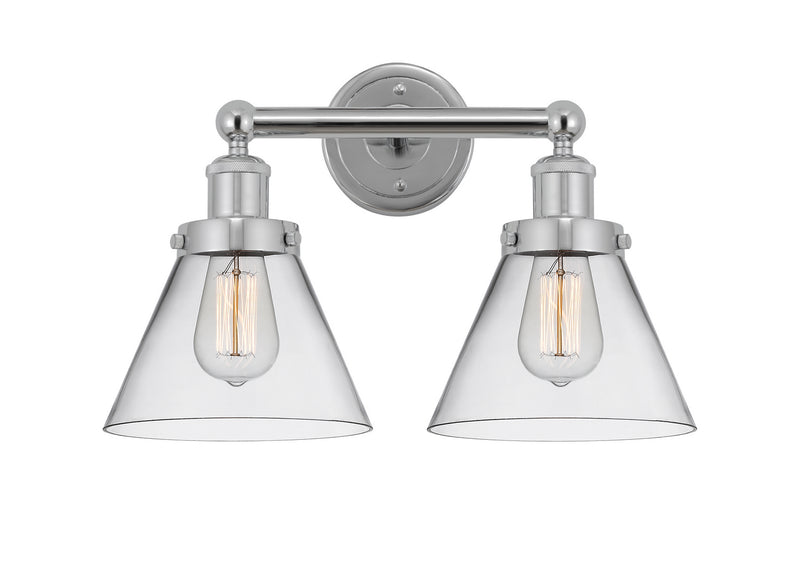 Innovations 616-2W-PC-G42 Two Light Bath Vanity, Polished Chrome