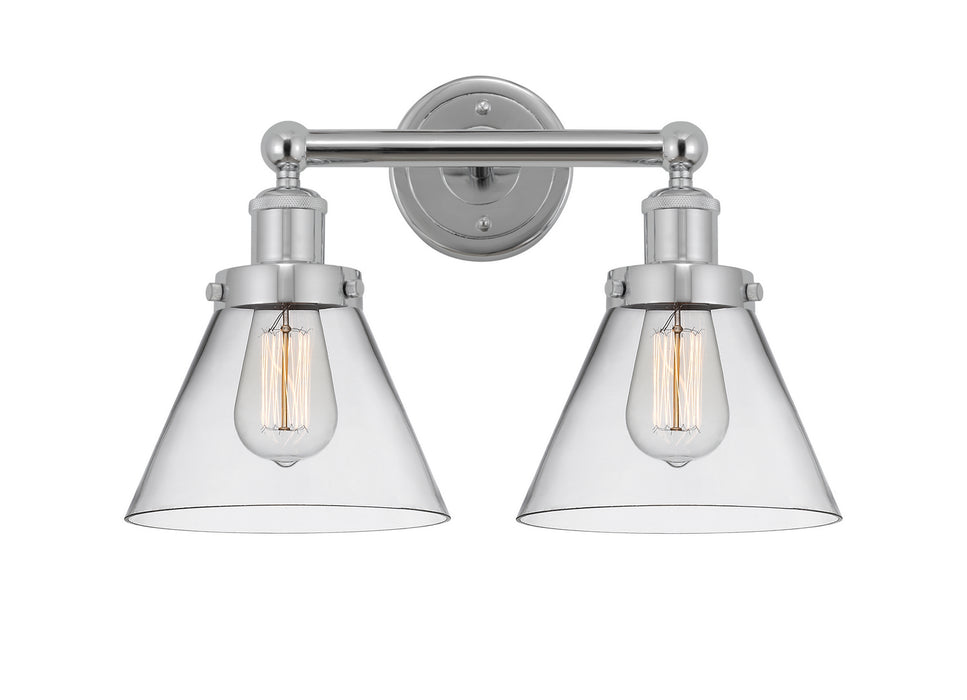 Innovations 616-2W-PC-G42 Two Light Bath Vanity, Polished Chrome