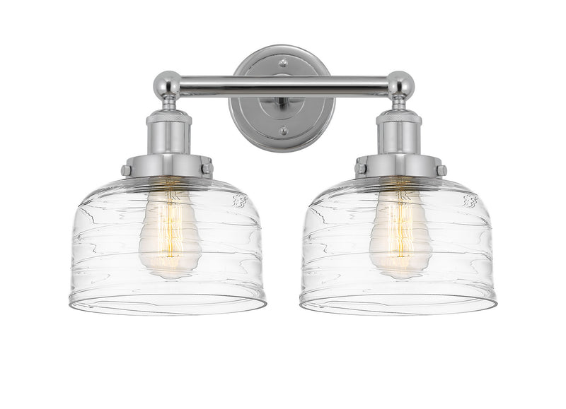 Innovations 616-2W-PC-G713 Two Light Bath Vanity, Polished Chrome