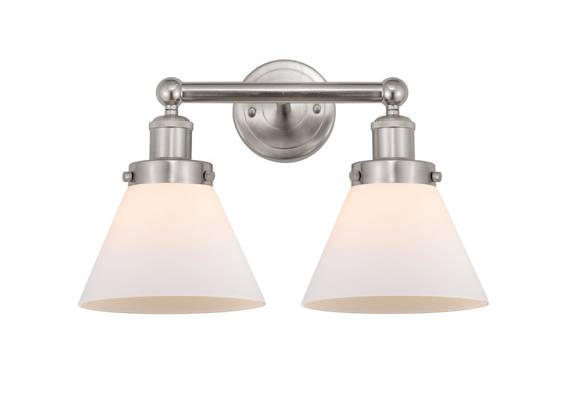 Innovations 616-2W-SN-G41 Two Light Bath Vanity, Brushed Satin Nickel