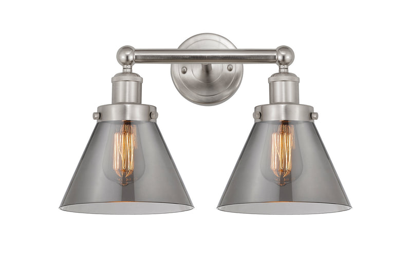 Innovations 616-2W-SN-G43 Two Light Bath Vanity, Brushed Satin Nickel