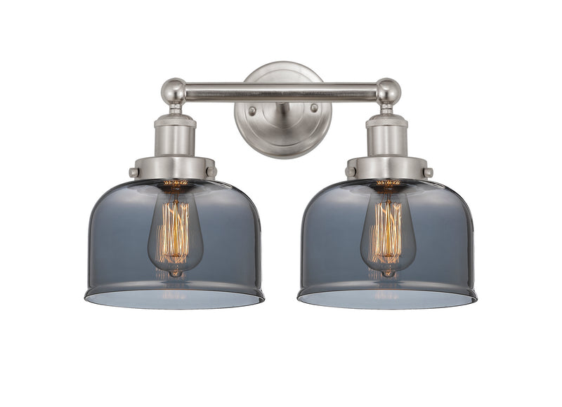 Innovations 616-2W-SN-G73 Two Light Bath Vanity, Brushed Satin Nickel