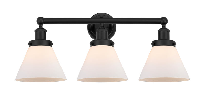 Innovations 616-3W-BK-G41 Three Light Bath Vanity, Matte Black