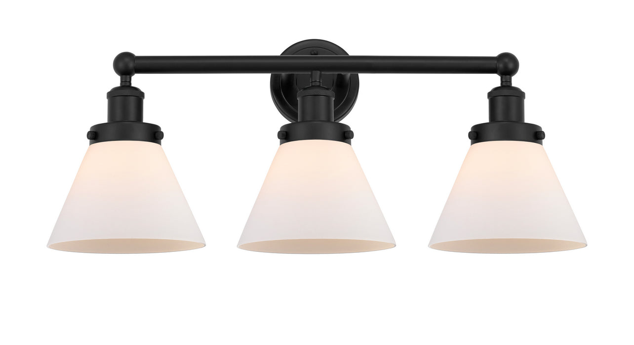 Innovations 616-3W-BK-G41 Three Light Bath Vanity, Matte Black
