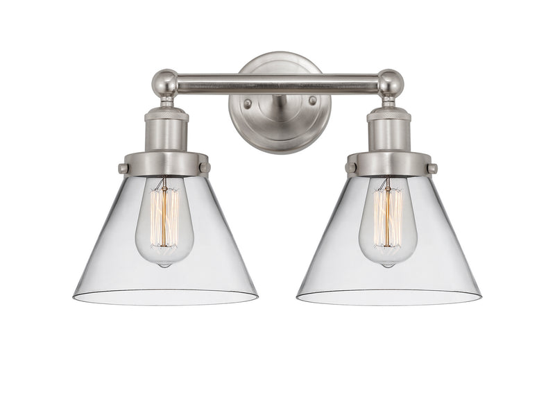 Innovations 616-2W-SN-G42 Two Light Bath Vanity, Brushed Satin Nickel
