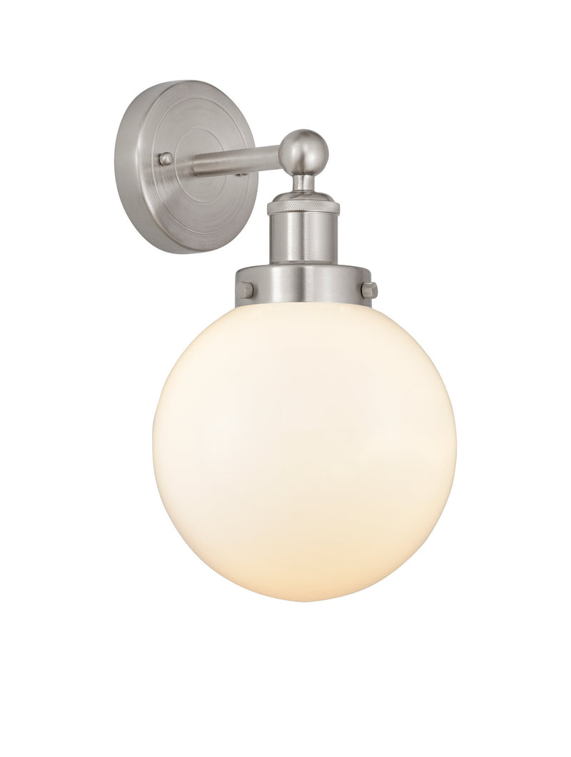 Innovations 616-1W-SN-G201-8 One Light Wall Sconce, Brushed Satin Nickel