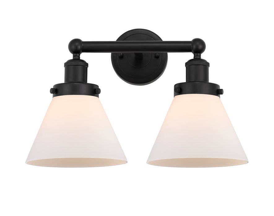 Innovations 616-2W-BK-G41 Two Light Bath Vanity, Matte Black