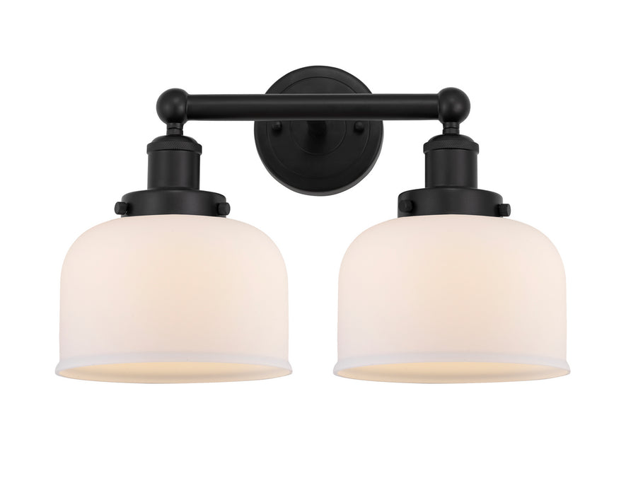 Innovations 616-2W-BK-G71 Two Light Bath Vanity, Matte Black