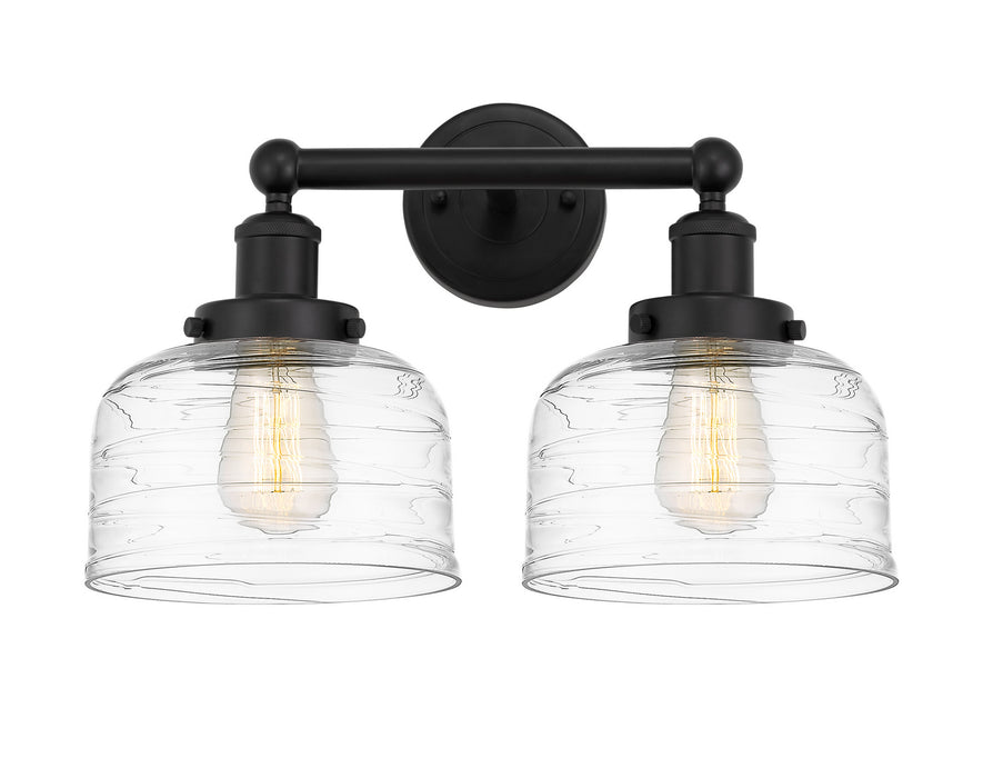 Innovations 616-2W-BK-G713 Two Light Bath Vanity, Matte Black