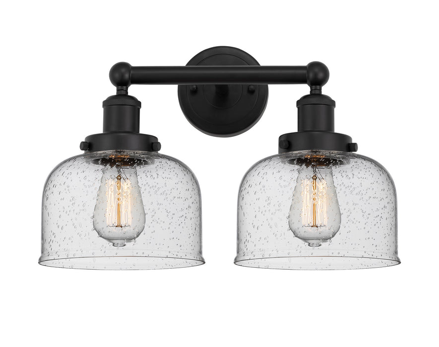 Innovations 616-2W-BK-G74 Two Light Bath Vanity, Matte Black