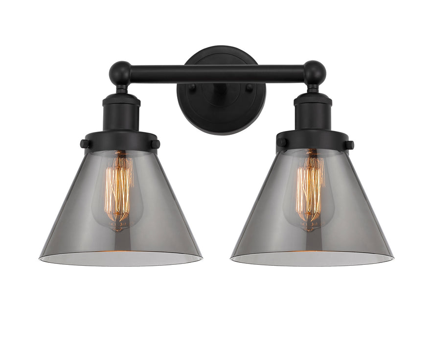Innovations 616-2W-BK-G43 Two Light Bath Vanity, Matte Black