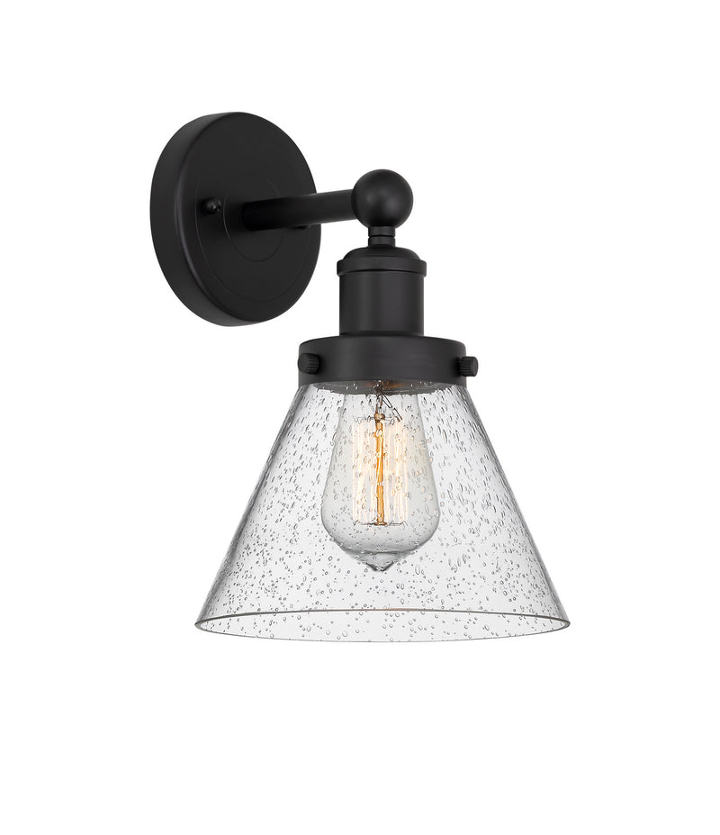 Innovations 616-1W-BK-G44 One Light Wall Sconce, Matte Black