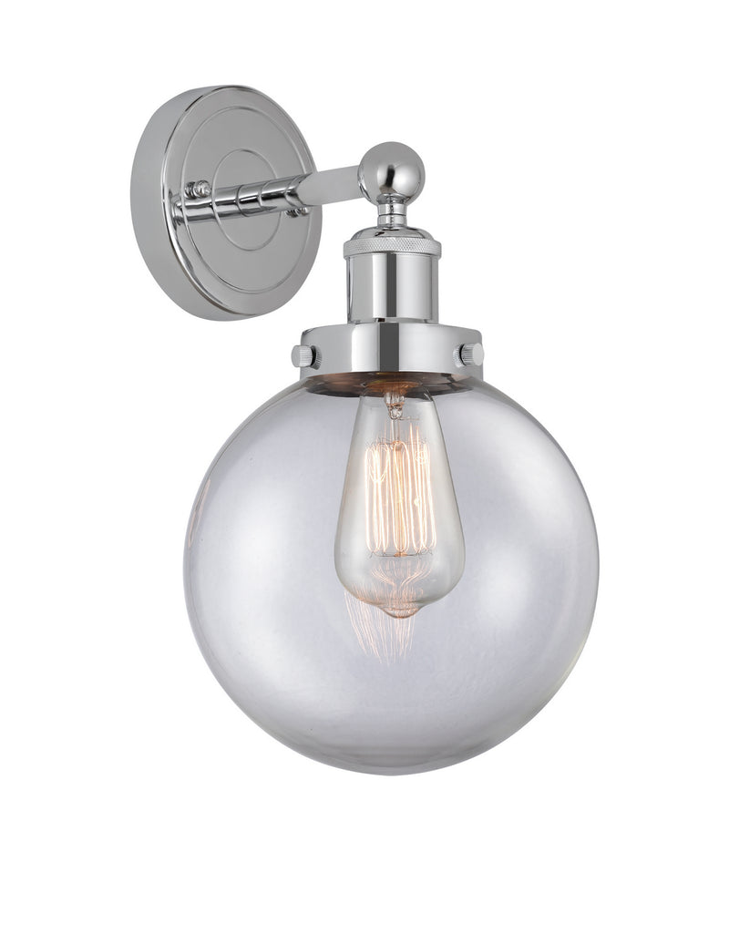 Innovations 616-1W-PC-G202-8 One Light Wall Sconce, Polished Chrome