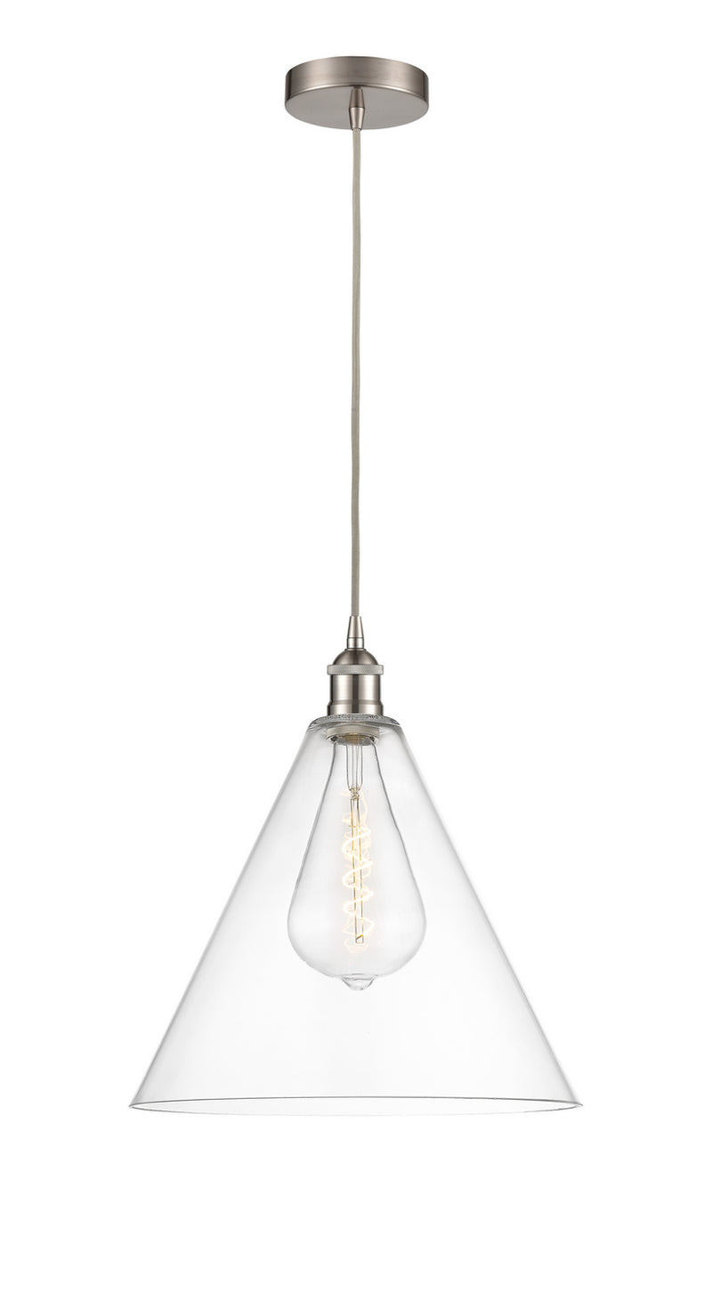 Innovations 616-1P-SN-GBC-162-LED LED Pendant, Brushed Satin Nickel