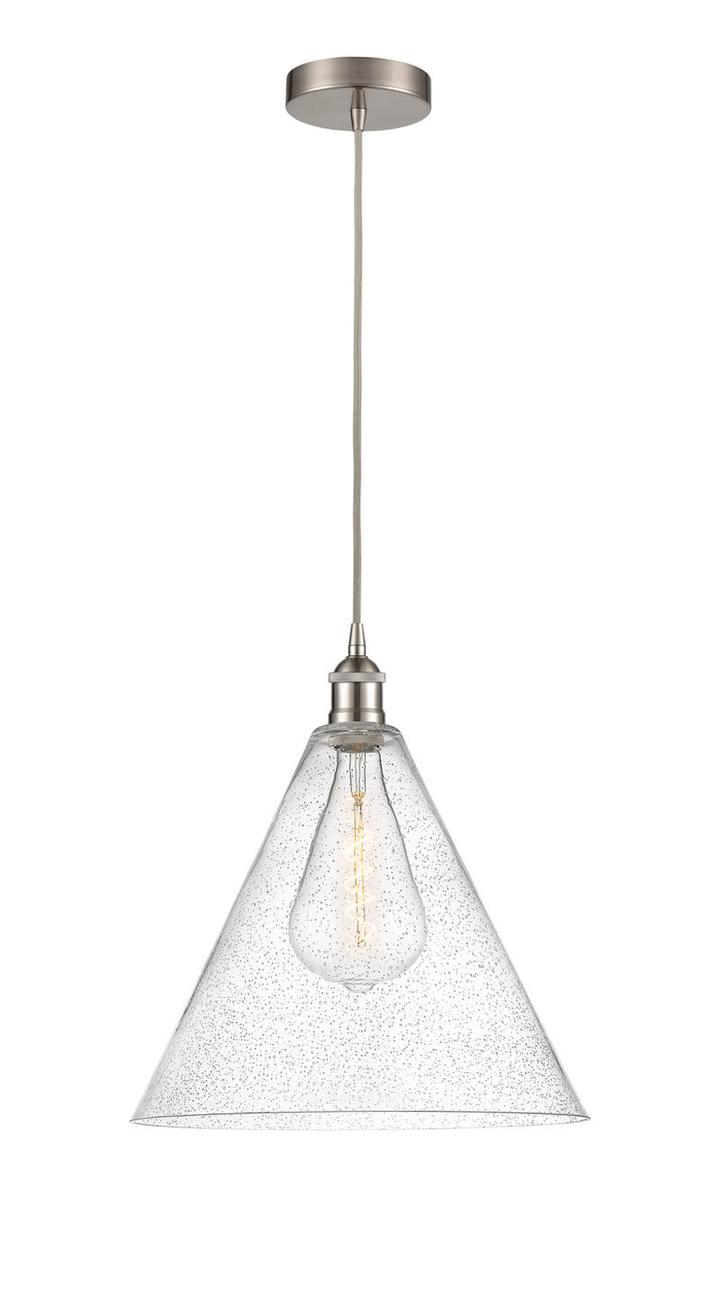 Innovations 616-1P-SN-GBC-164-LED LED Pendant, Brushed Satin Nickel