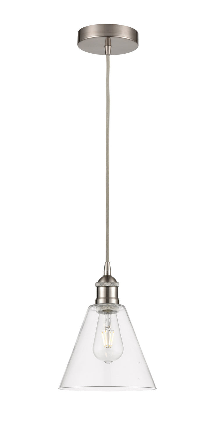 Innovations 616-1P-SN-GBC-82 One Light Mini Pendant, Brushed Satin Nickel
