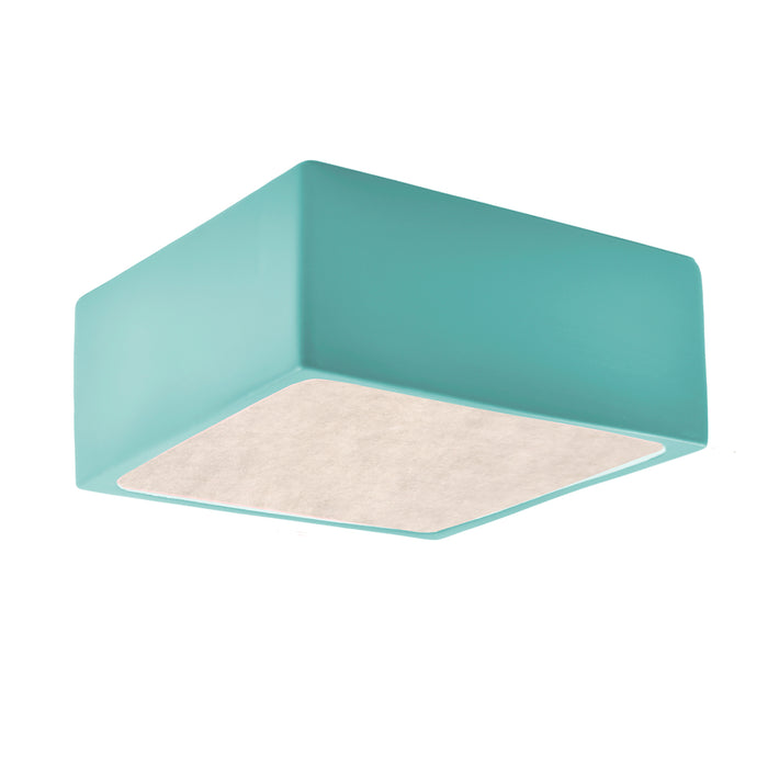 Justice Designs CER-6295W-RFPL LED Outdoor Flush-Mount, Reflecting Pool