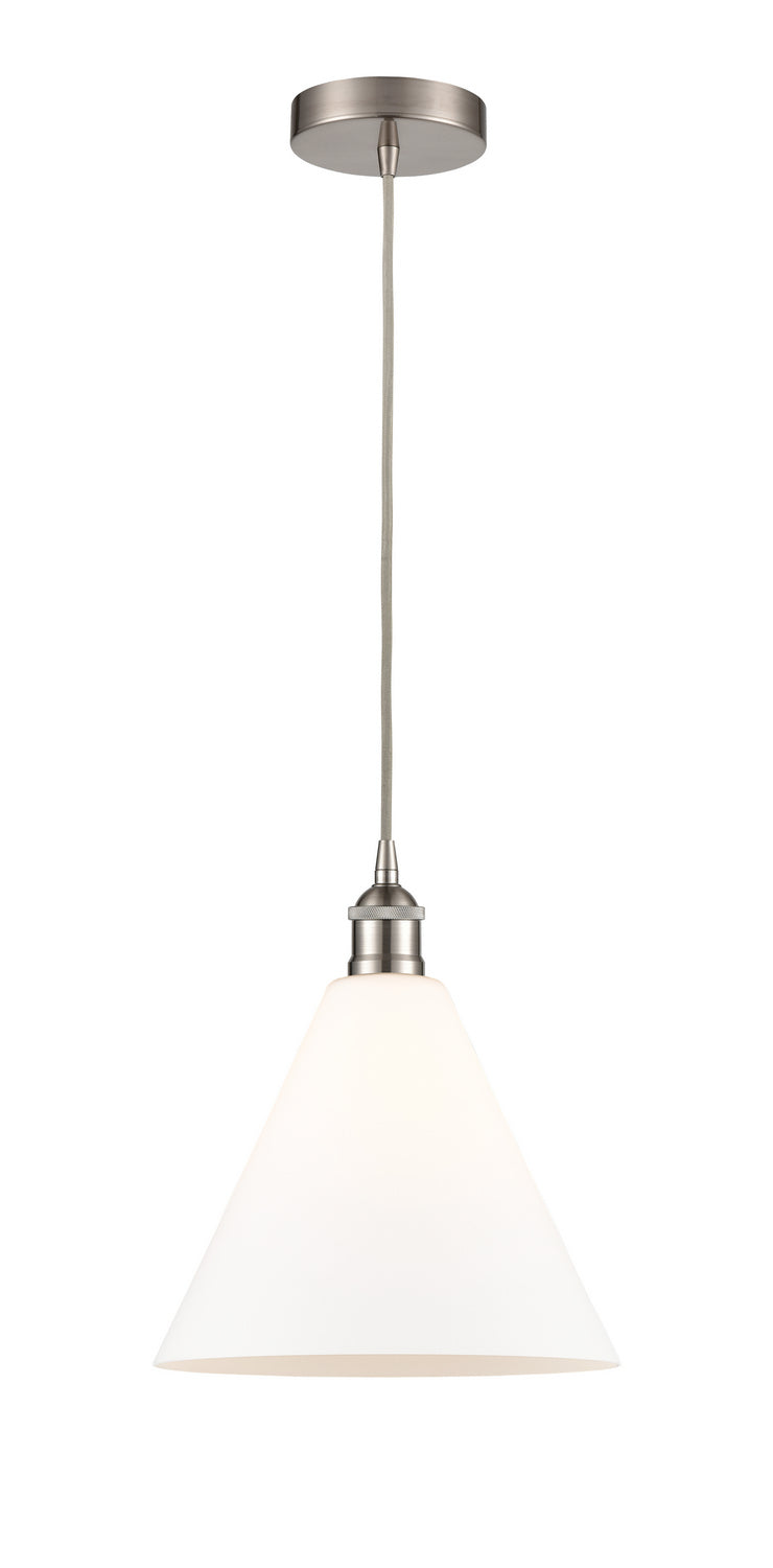 Innovations 616-1P-SN-GBC-121 One Light Mini Pendant, Brushed Satin Nickel