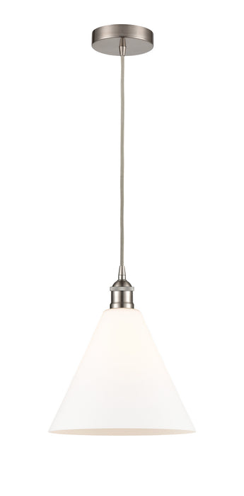 Innovations 616-1P-SN-GBC-121 One Light Mini Pendant, Brushed Satin Nickel