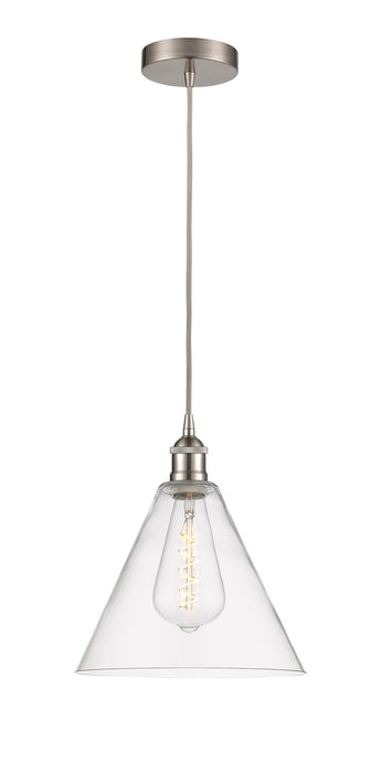 Innovations 616-1P-SN-GBC-122 One Light Mini Pendant, Brushed Satin Nickel